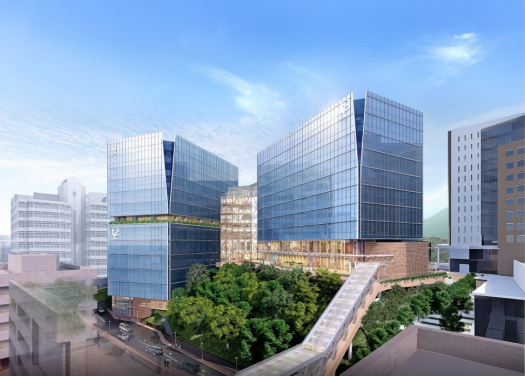 Musketeers Foundation Institute of Data Science will be anchored at the Tech Landmark, headquarters of the HKU InnoTech initiative, as one of the newly setup ten institutes. The Institutes will integrate and apply multiple areas, including computer science, statistics, applied mathematics, optimisation, information theory, systems and control theory to address societal challenges. (Artist impression of Tech Landmark)
